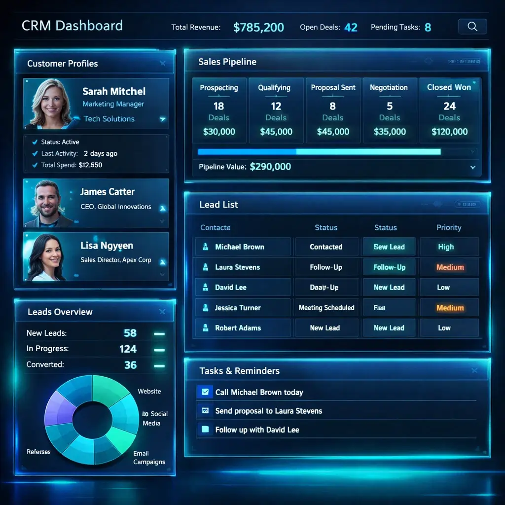 Custom CRM Solutions